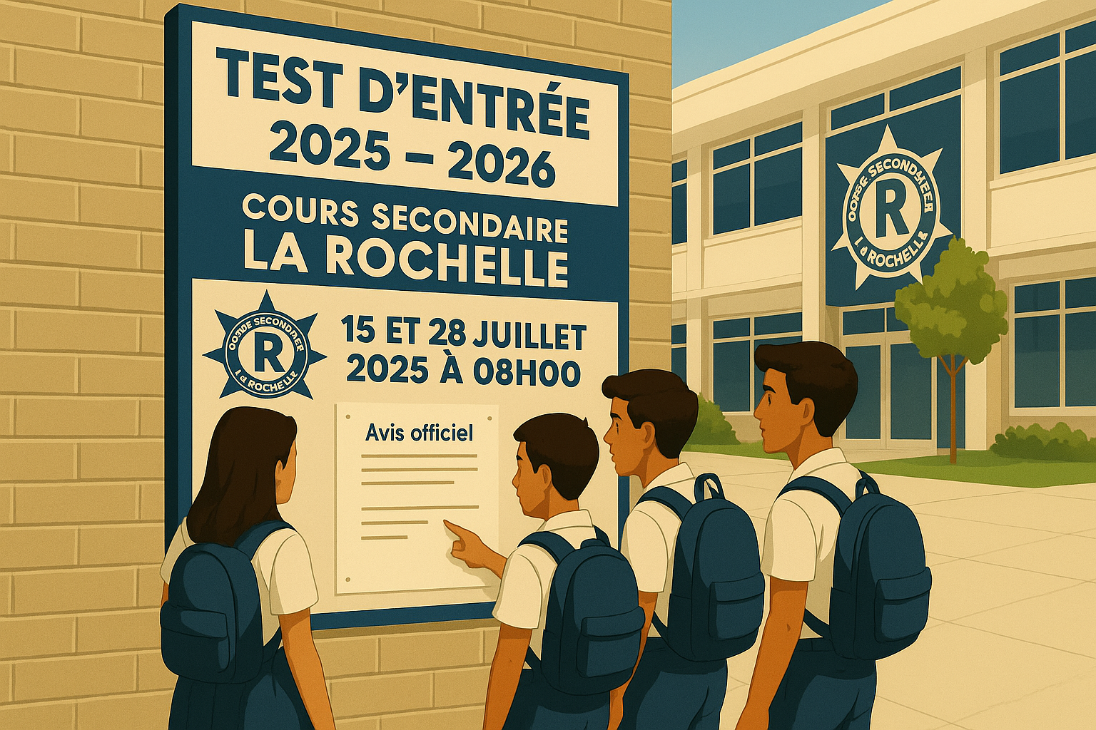TEST D'ENTREE ROCHELLE 25-26